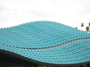 Tejas de plástico de Roofeco System