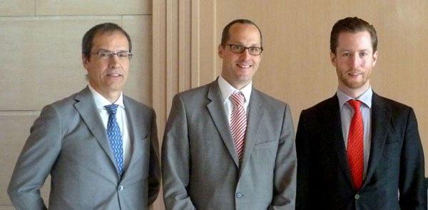 Stefan Mueller, Stefan Kreuzpaintner y Alexis von Hoensbroech