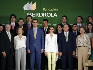 Los Reyes en la última entrega de becas Fundación Iberdrola