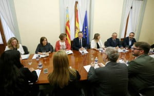 Reunión con la Comisión Interdepartamental Europea en Alicante