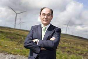 Ignacio Galán, en uno de los parques eólicos de Iberdrola fuera de Españ...