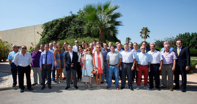 Grupo de empleados y veteranos de Iberdrola de la provincia de Valencia