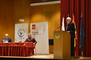 García-Margallo, ayer en el Ateneo de Valencia.  Foto:  Óscar Vázquez Chambó.