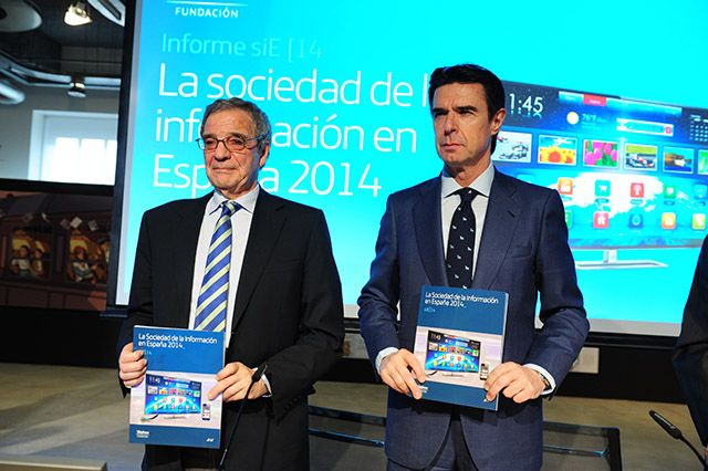 Alierta y Soria presentan el informe sobre la Sociedad de la Información en España