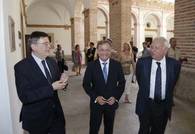 Ximo Puig, Juan Carlos Moragues y García Margallo 